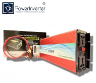 INVERSOR DE VOLTAJE 12VDC/220VAC 1500W MODIFICADA